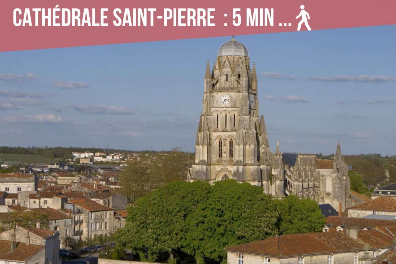 Ღ Le Saintois • Au Coeur De Ville, Spacieux & Wifi Saintes Bagian luar foto