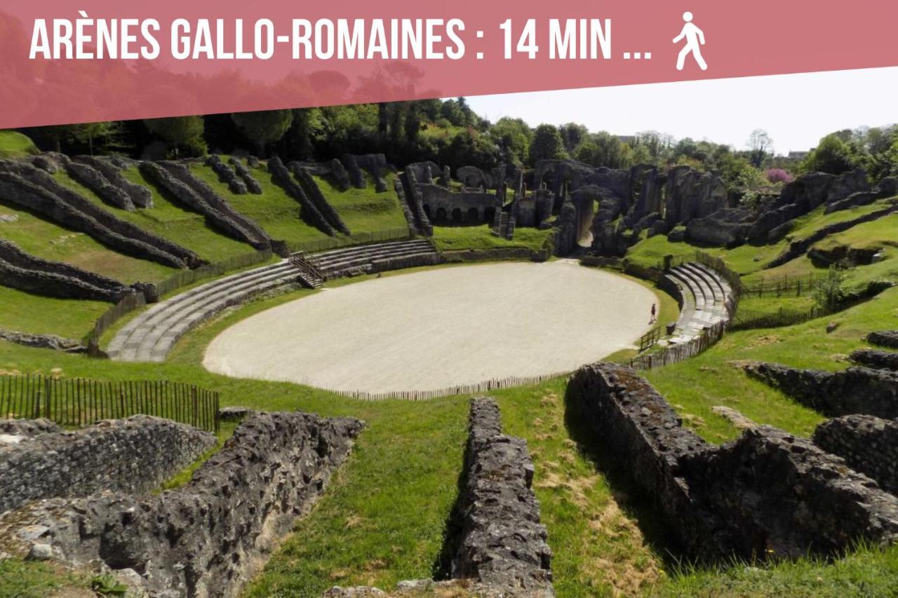 Ღ Le Saintois • Au Coeur De Ville, Spacieux & Wifi Saintes Bagian luar foto