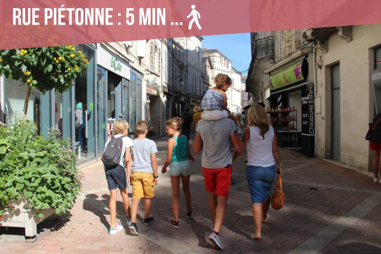 Ღ Le Saintois • Au Coeur De Ville, Spacieux & Wifi Saintes Bagian luar foto